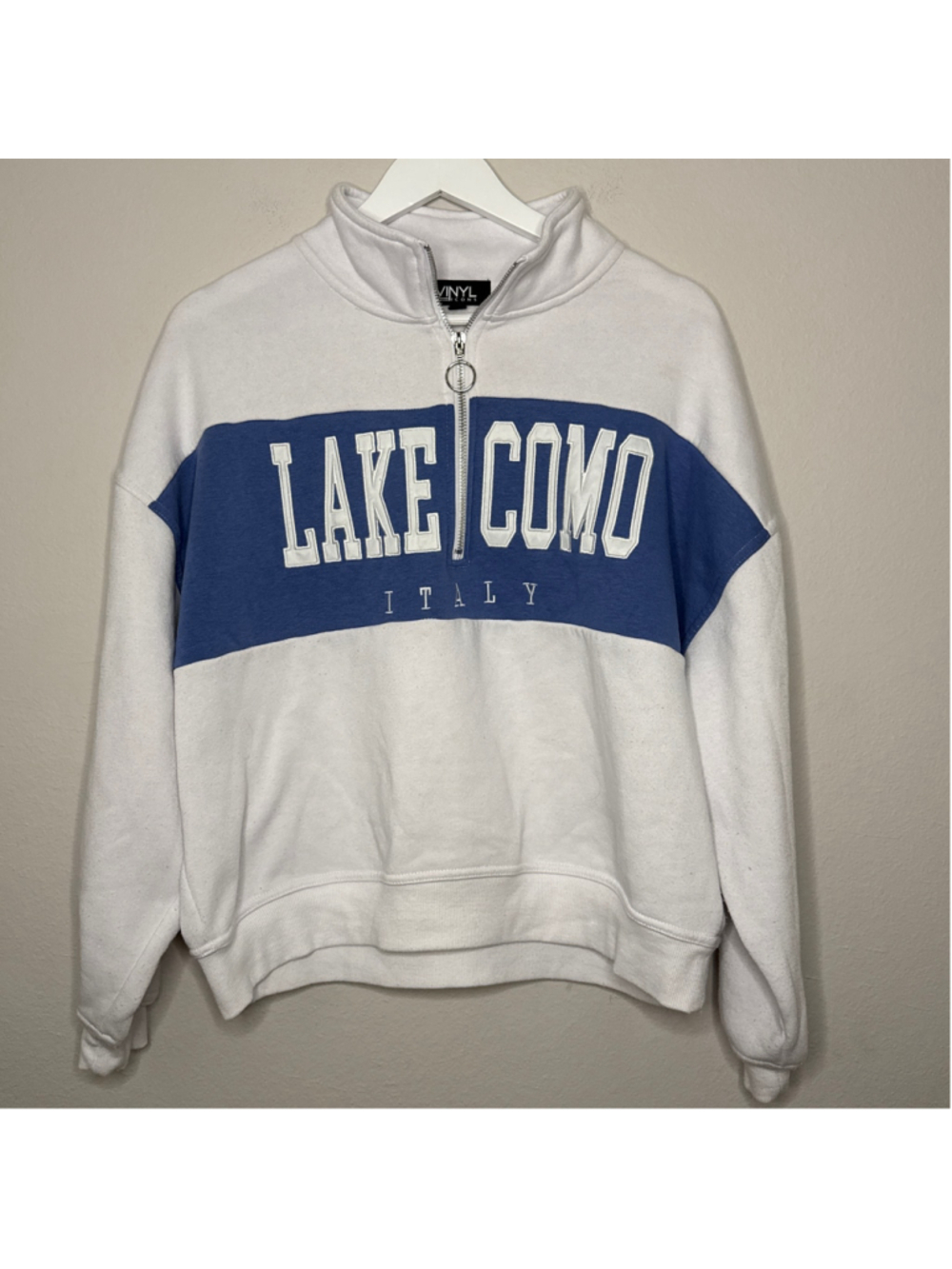 Women's Lake Como Quarter-Zip Sweatshirt, Size M - [KC995]